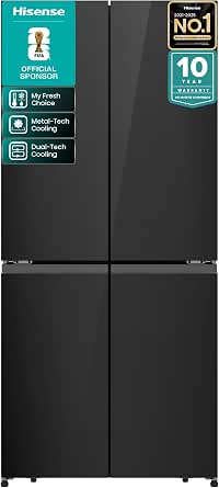 [RQ5G470SBB3] Refrigerator - 610 L - 22 Ft - Inverter (Black)