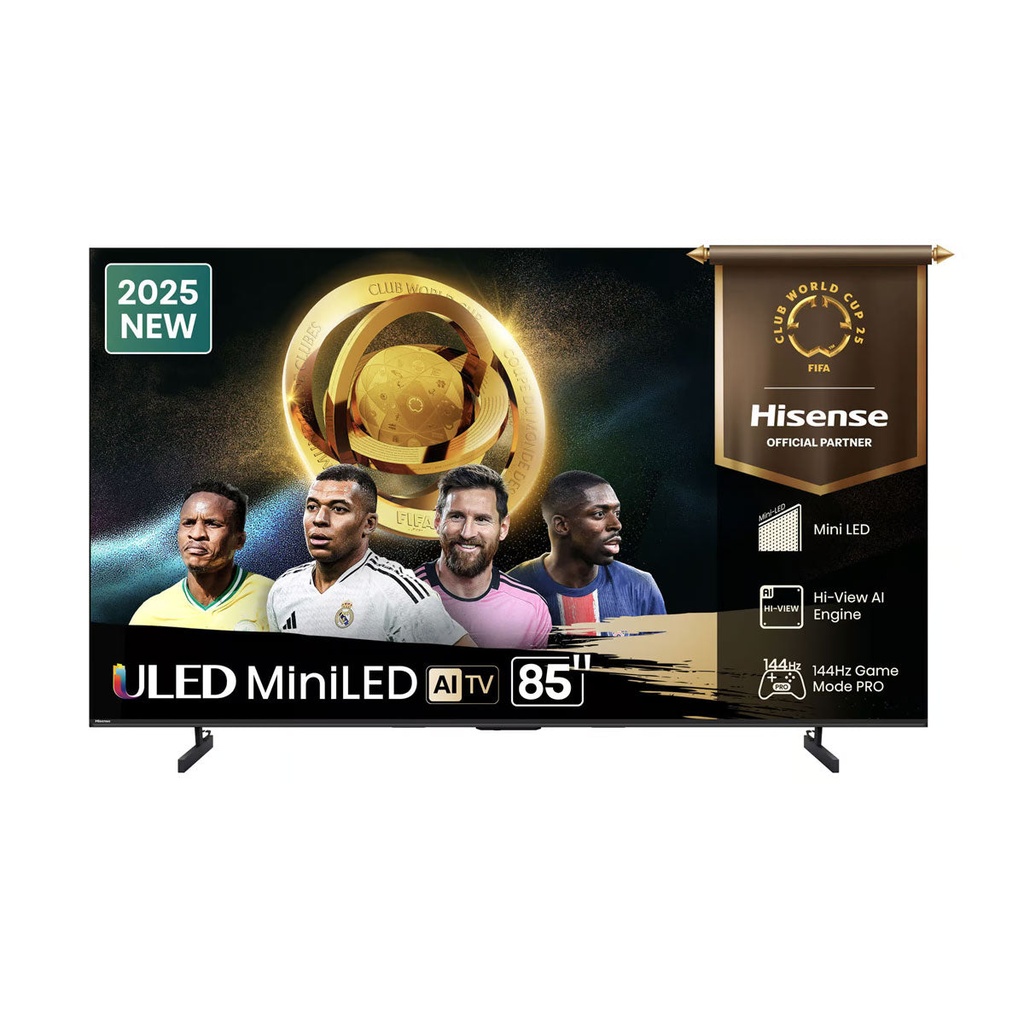 [85U7Q] Mini-LED 144Hz VRR QLED Gaming TV, 85-Inch شاشة حجم 85 هايسنس