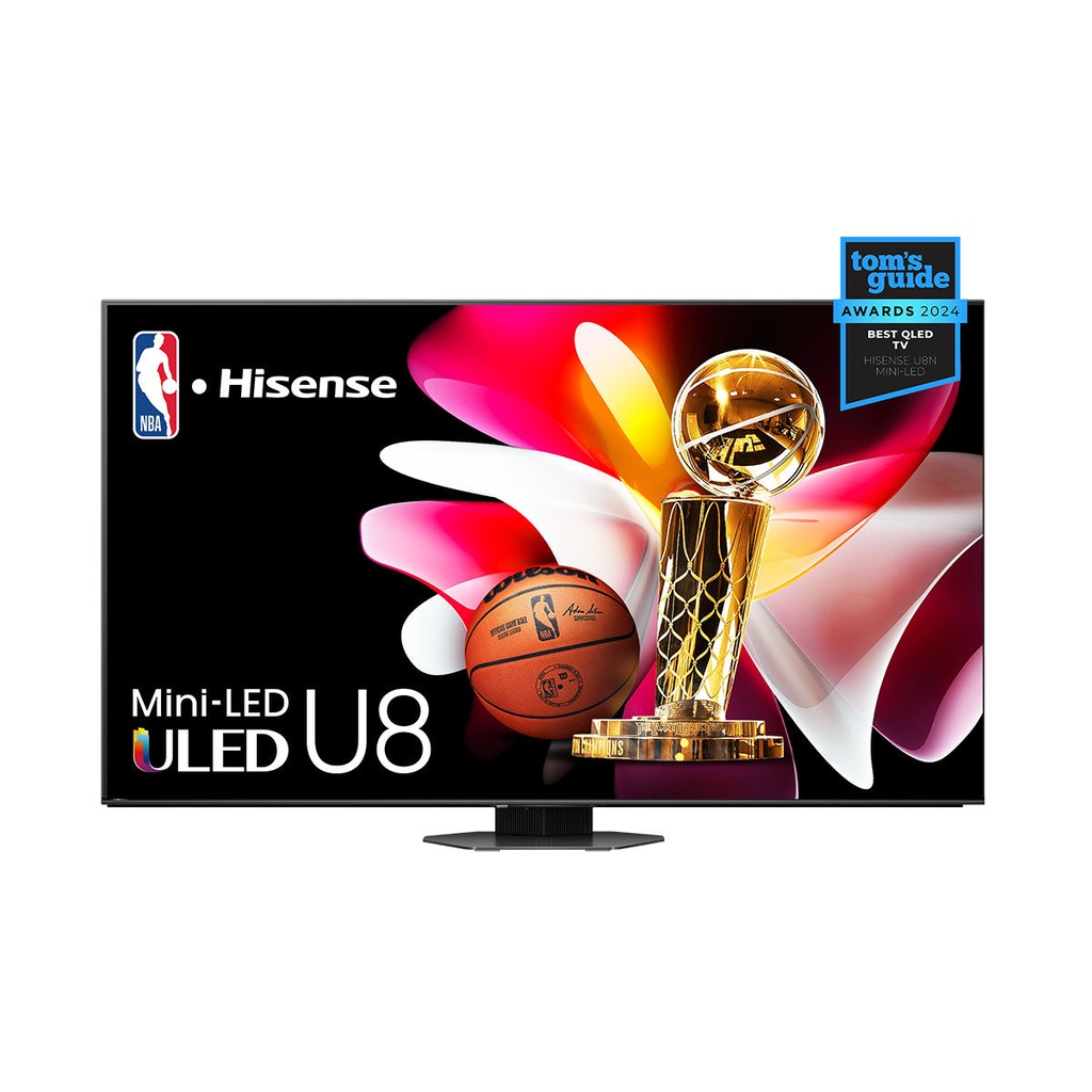 [85U8N] Class U8 Series Mini-LED ULED 4K Google TV, 85-Inch شاشة هايسنس حجم 85 مع اشتراك شاهد 12 شهر