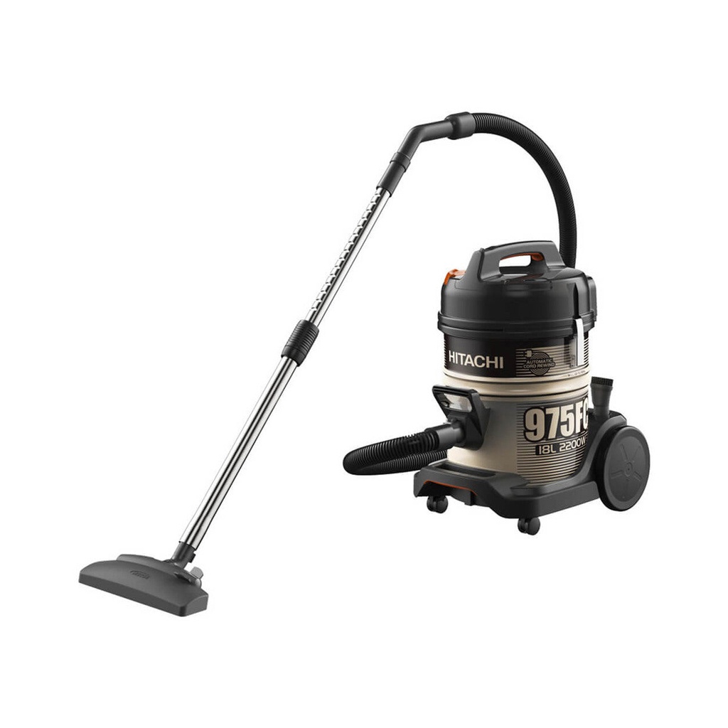 [CV-975FC] Drum Vacuum Cleaner, Black مكنسة هيتاشي