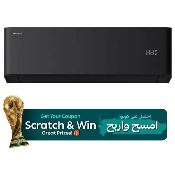 [QAS-12UFHBB] Wall Mount Air Conditioner 1 Ton - Inverter - Heat and Cool