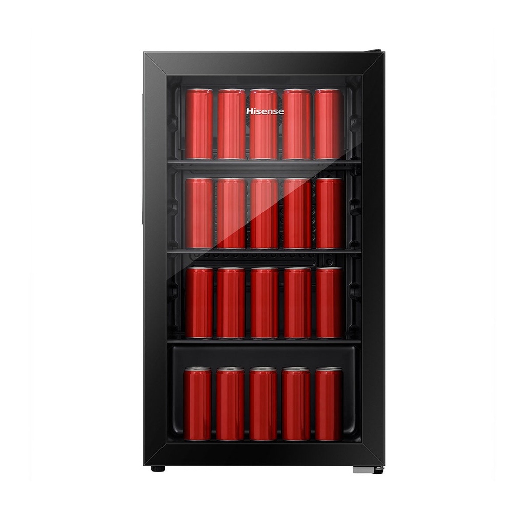 [RBC122N4SU] Beverage Cooler 91L, Black ثلاجة 3 قدم هايسنس