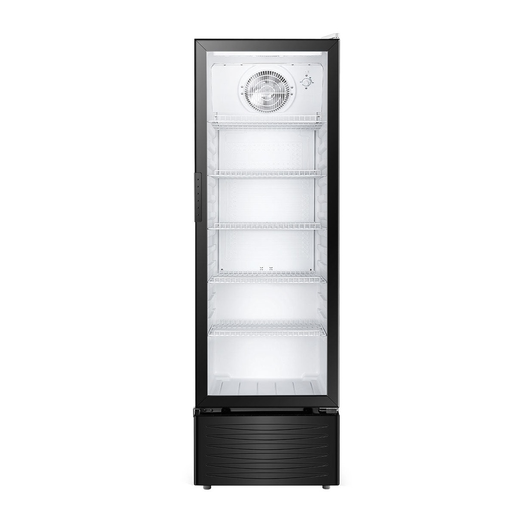 [FL-35WC] Showcase Refrigerator Single door | 360 L, Black عارضة عامودية هايسنس