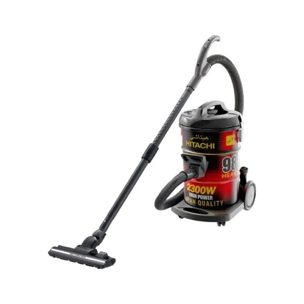 [CV-980TJBKRGCM] Drum Vacuum Cleaner, Black مكنسة هيتاشي
