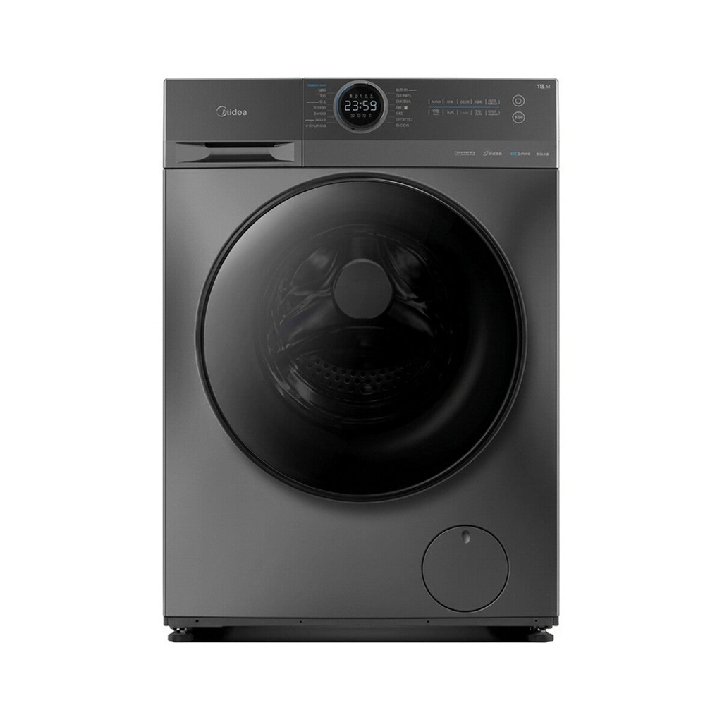 [MF200W120WB/T] MF200W120WB/T Automatic Front Loading Washing Machine 12 Kg, Grey غسالة اوتماتيكية ذات فتحة امامية 12 كيلو مايديا