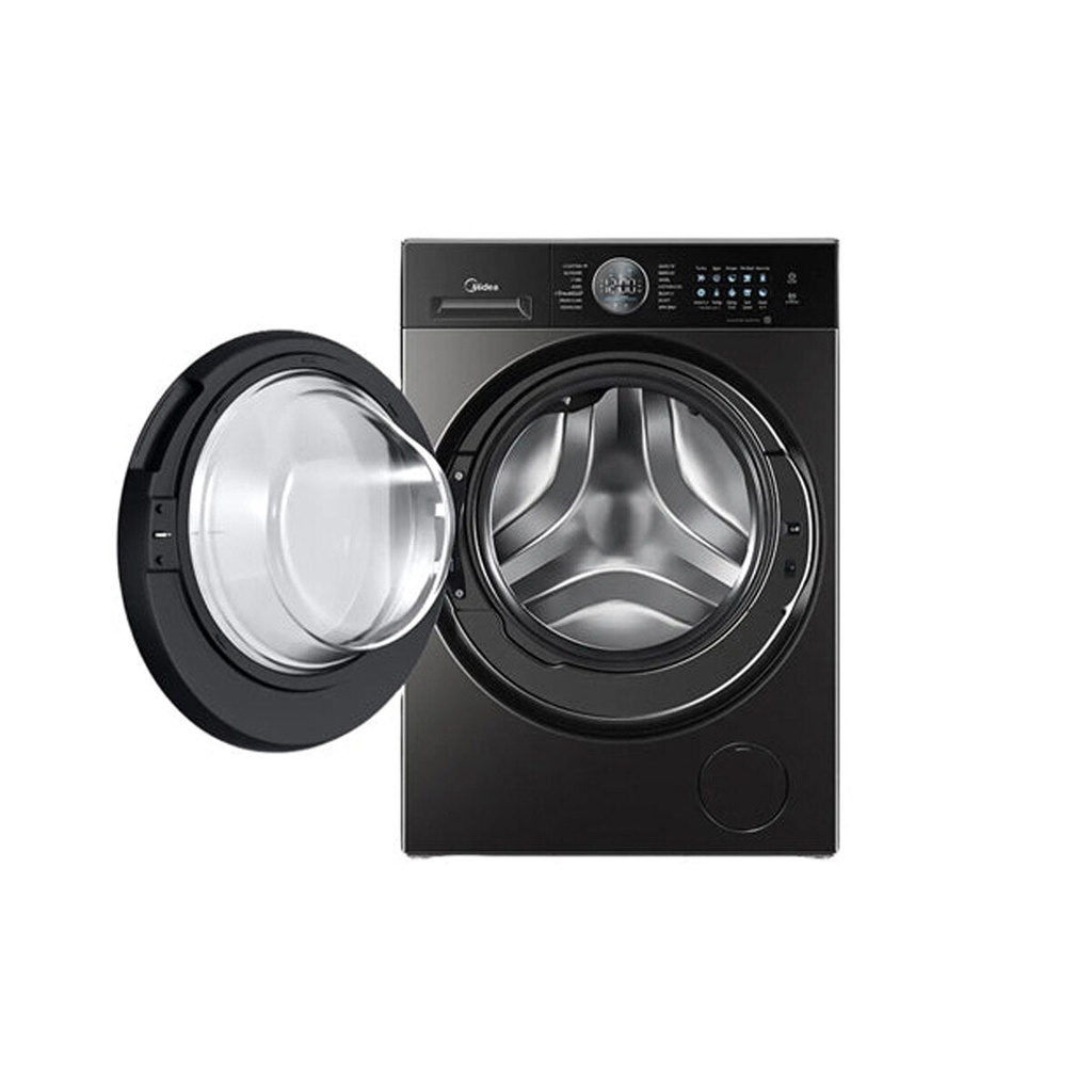 [MF210W100WB/T] MF210W100WB/T Automatic Front Loading Washing Machine 10 Kg, Titanium Black غسالةاوتماتيكية ذات فتحة امامية 10 كيلو مايديا