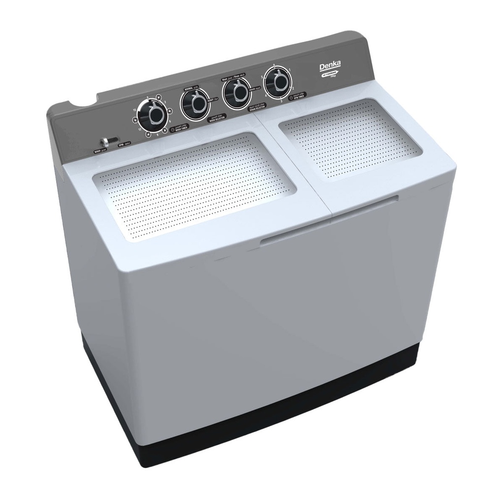 [HI-11550NWG] HI-11550NWG Twin Tub Washing Machine 11Kg, Gray