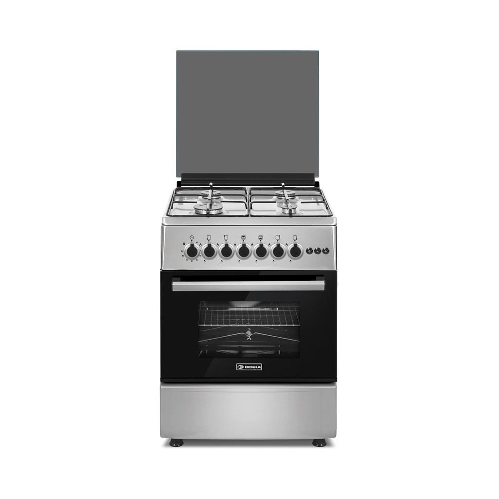 [GMC606-GSS] GMC606-GSS 60x60 Free Standing Gas Cooker, Stainless Steel Design