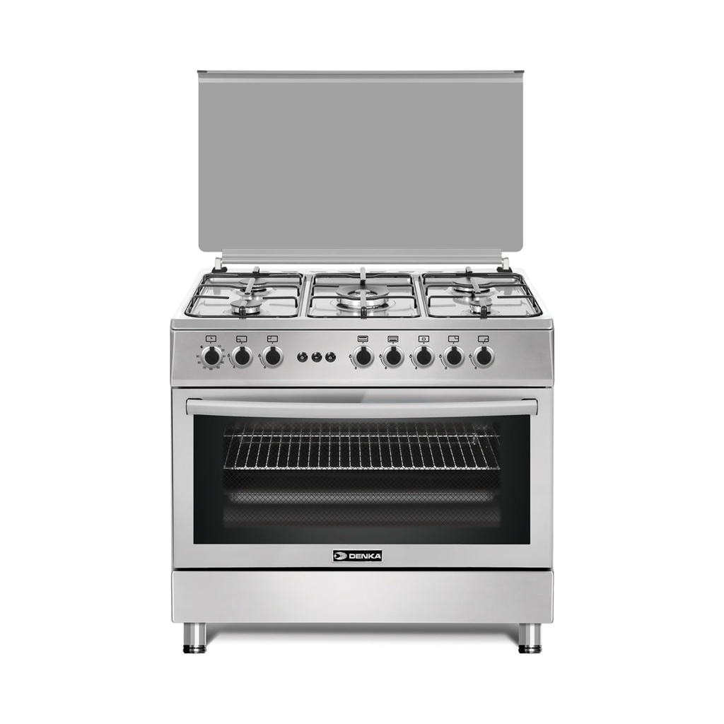 [GMC906-GSS] GMC906-GSS 90x60 Free Standing Gas Cooker, Stainless Steel Design