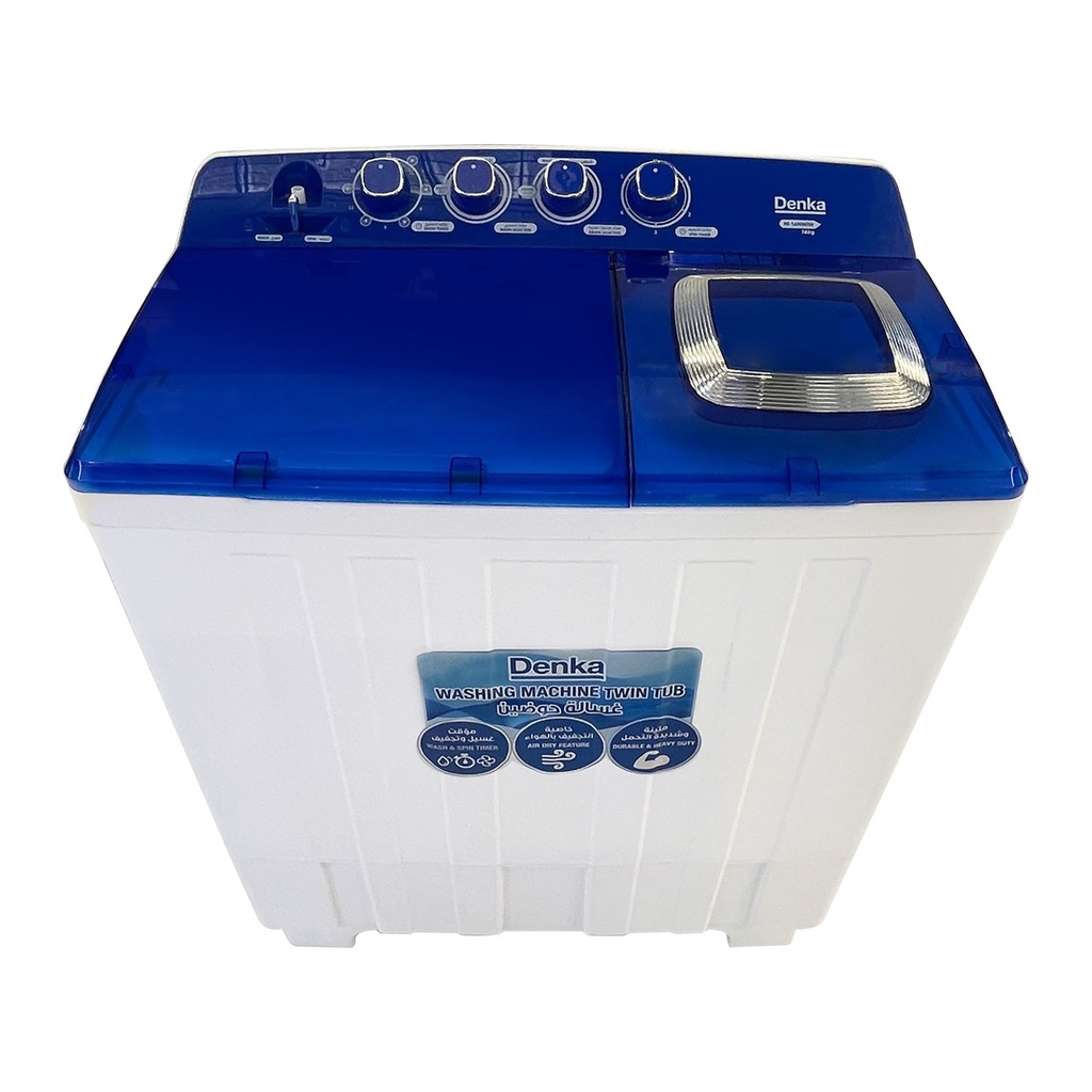[HI-16NWIW] HI-16NWIW Twin Tub Washing Machine 16Kg, White