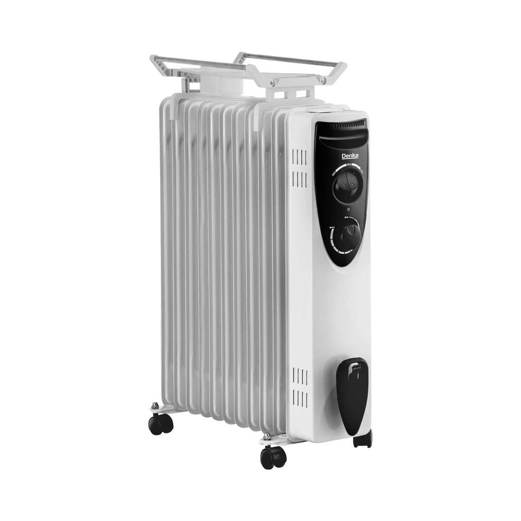 [LOH-11WH] LOH-11WH Oil Heater 11 Wide Pins Turbo Fan, White