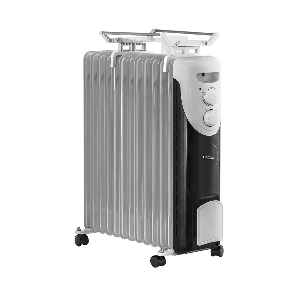 [UOH-13WH] UOH-13WH Oil Heater 13 Wide Pins Turbo Fan, White