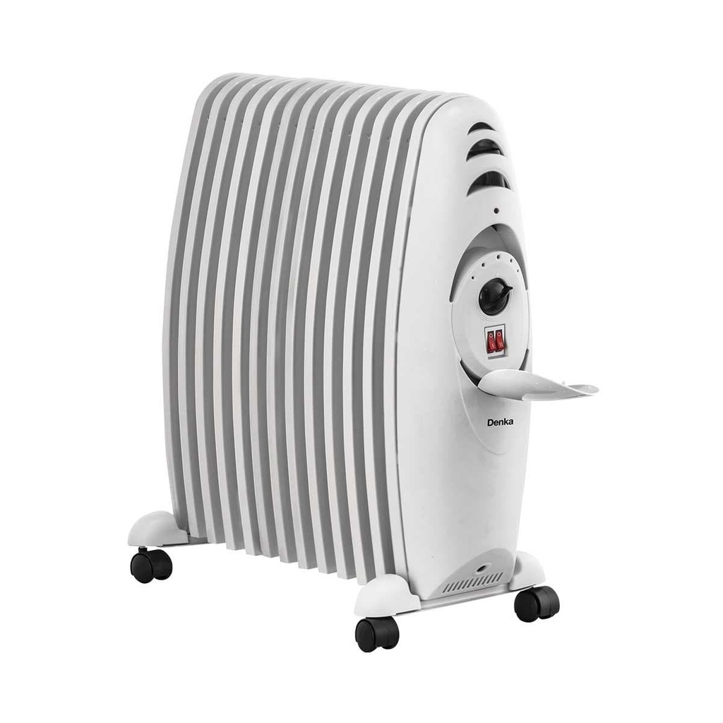 [XOH-13WH] XOH-13WH Oil Heater 13 Wide Pins Turbo Fan, White
