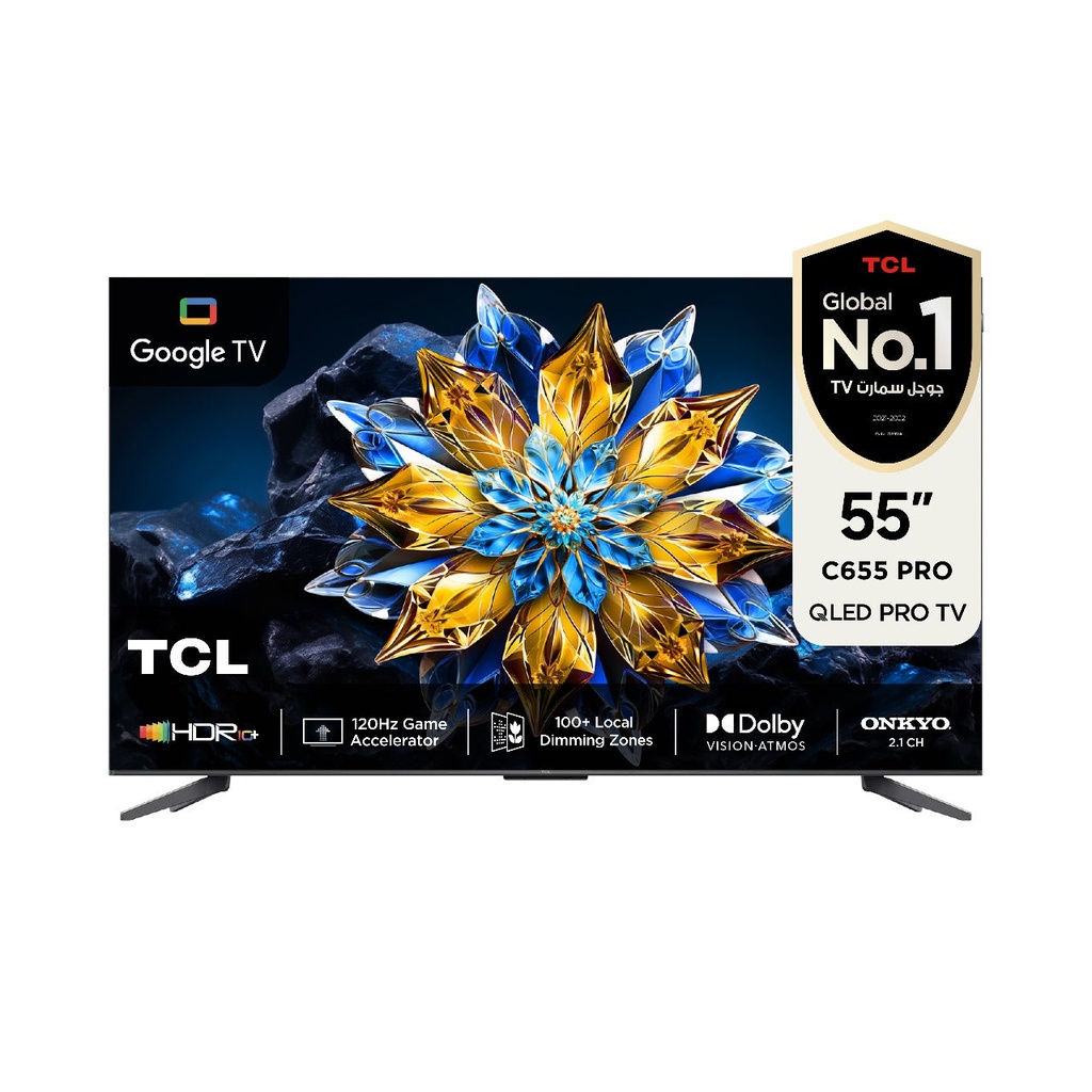 [55C655 Pro] C655 PRO 55-Inch QLED TV 100+ Local dimming 120Hz DLG HDR 10