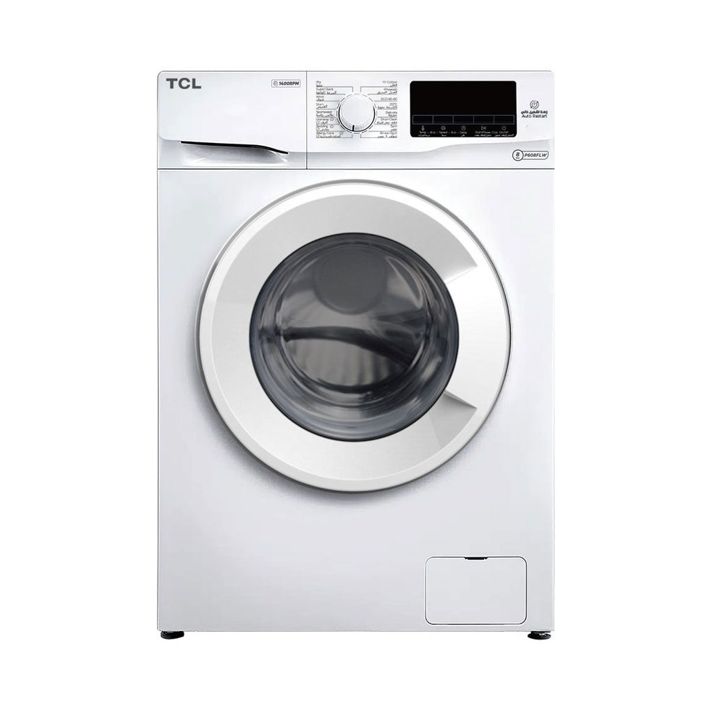 [P608FLW] P608FLW Front Load Washer 8kg, BLDC غسالة تعبئة امامية