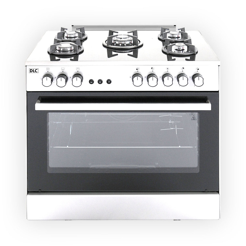 [9890W] D2160 9890W Gas Cooker 5 Burners, White