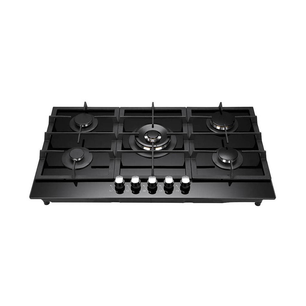 [ATM-9051G-SBF] Built-In Gas Cooker 5 Burners, Black