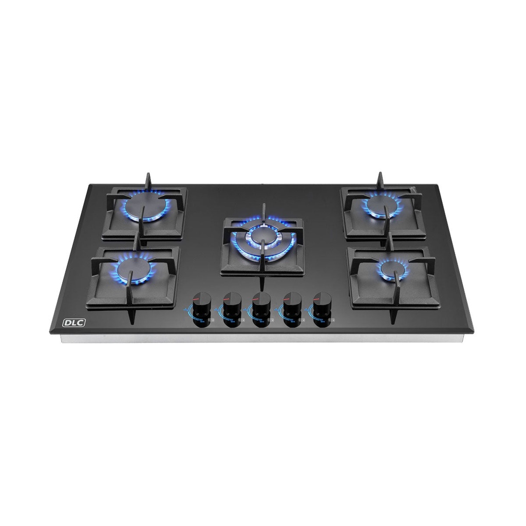 [D-90G5071] 5 Italian SABAF Gas Burners, Black