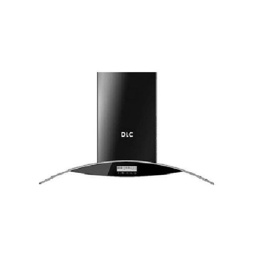 [DLC-H404R-B] D4102 Air Filter (90 cm) - Cooker Hood Black Curved