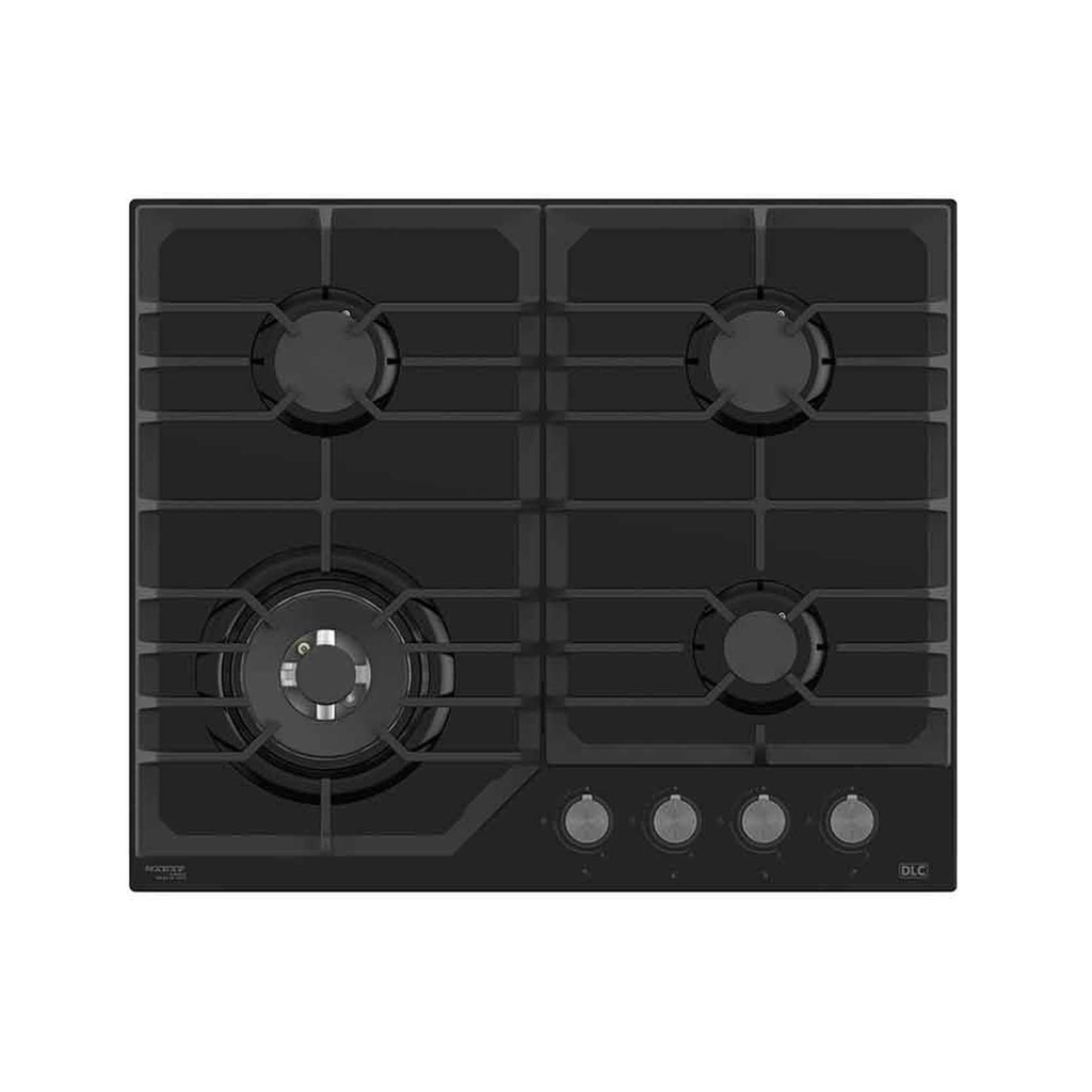 [F-G460-025] Gas Built-In Cooker (60 cm)  Black Glass