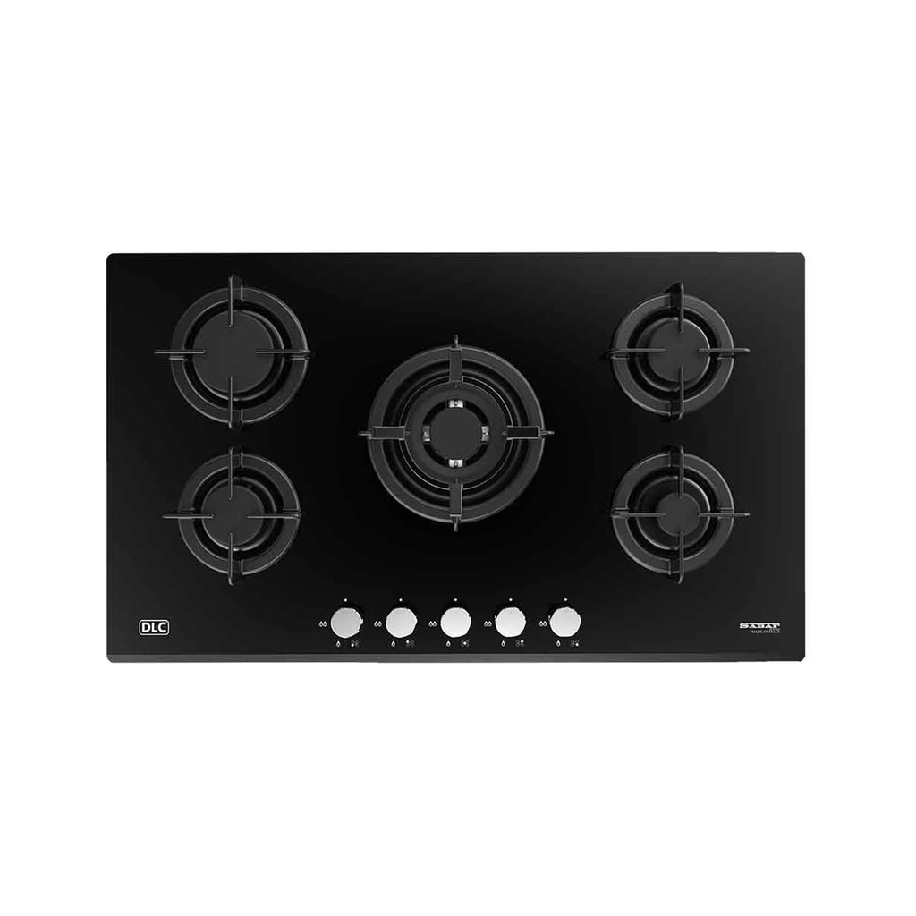 [G5811GCP] D2155 90cm Gas Built-In Cooker Black Glass