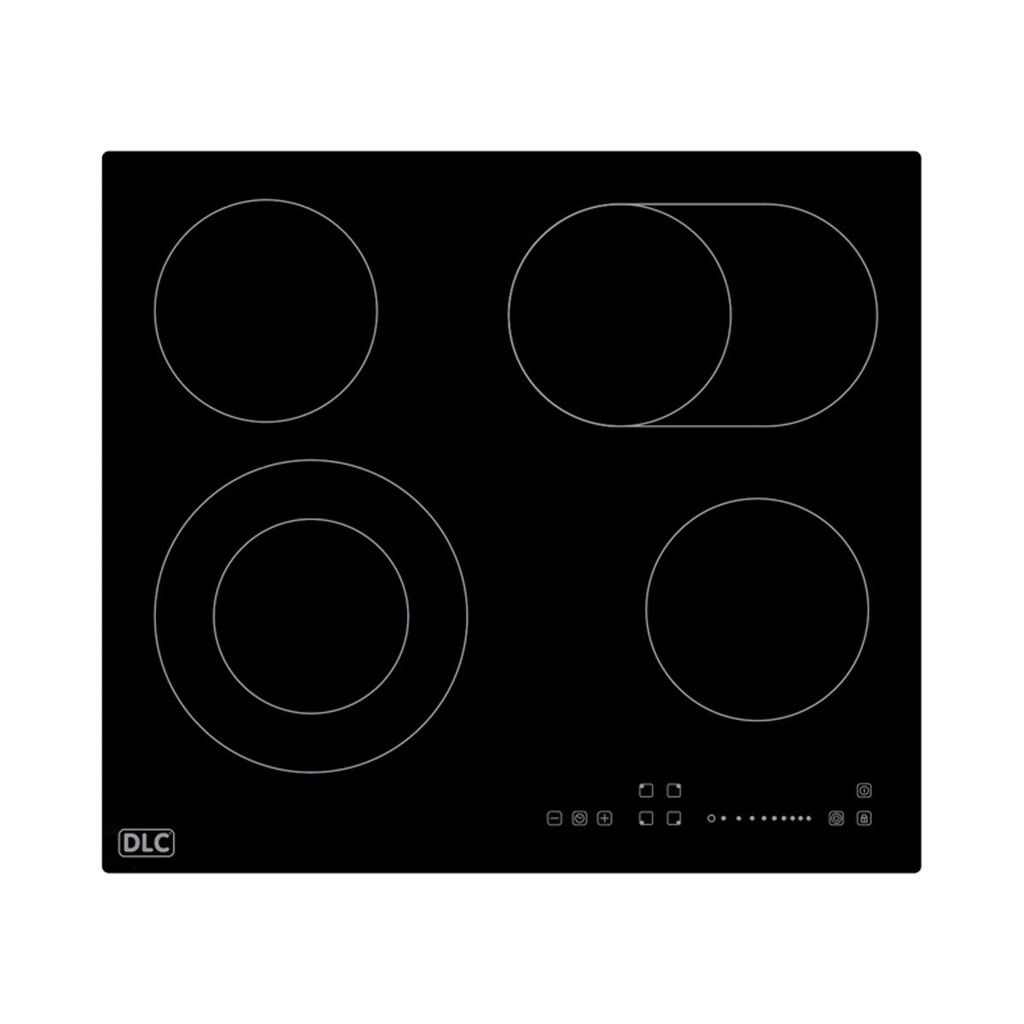 [MCHF60B-4] Electric Cooker 4 Burners, Black