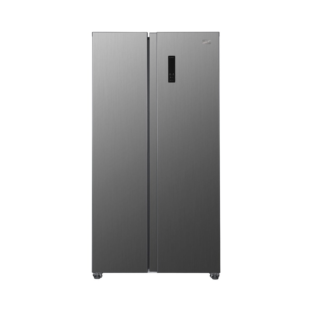 [H-F2S532L-SS] SS Side by Side Door Refrigerator 532 L, Gray