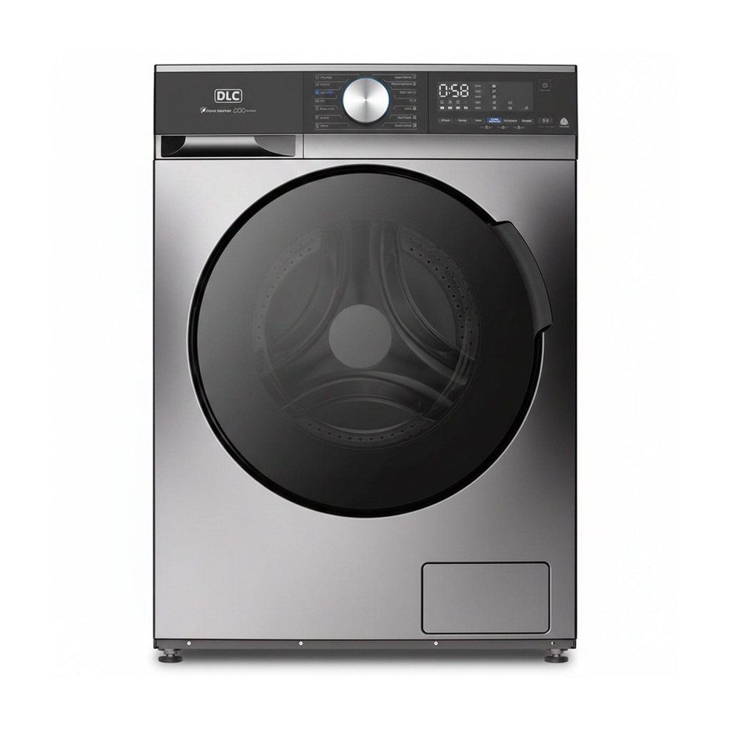 [MWM12-U1400S] Front Loading Washing Machine, 12Kg, 1400RPM, Silver غسالة ذات فتحة امامية دي ال سي