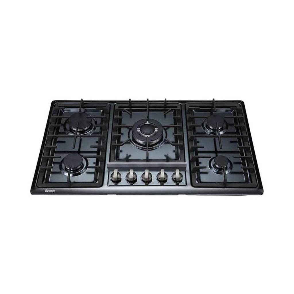 [O-6090BS-CG] Gas Indoor Cooker 5 Burners, Black