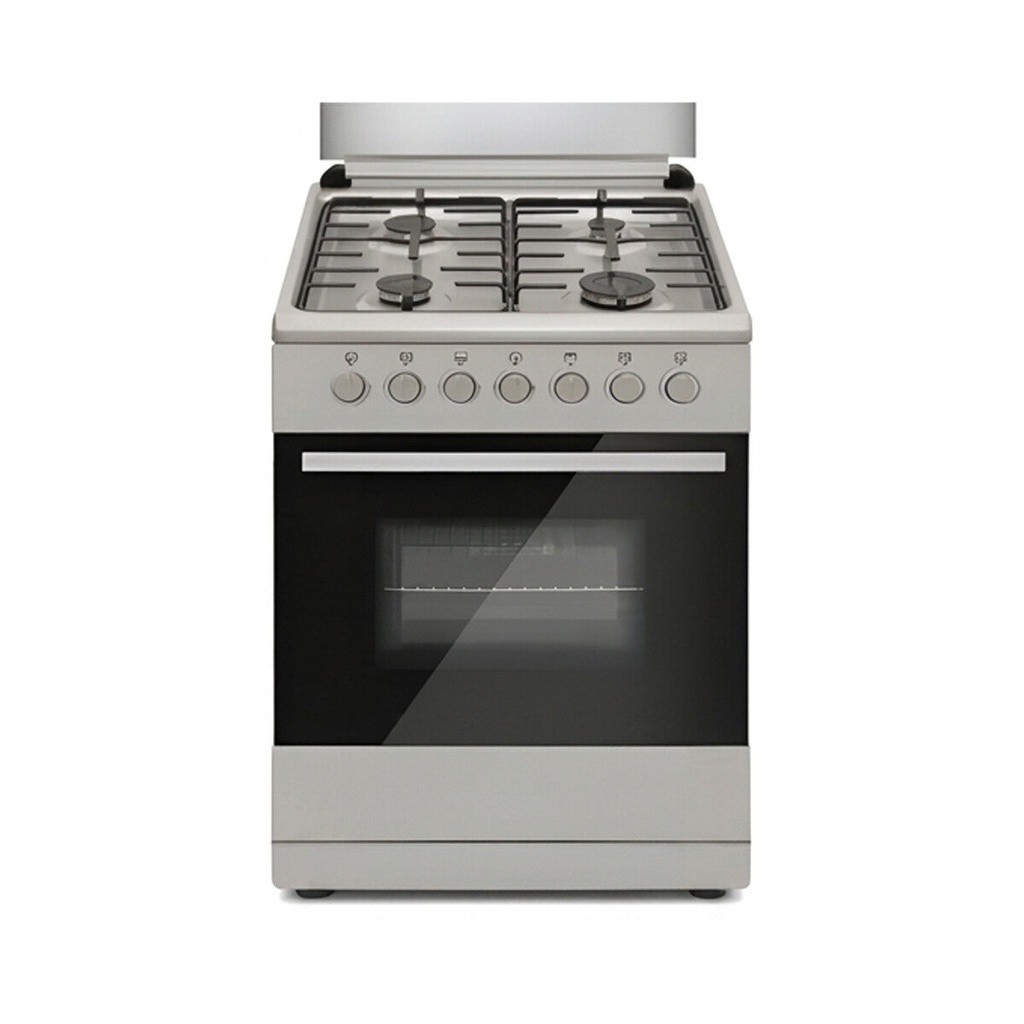 [OFS-60I-GO] Freestanding Gas Cooker 4 Burner, Silver