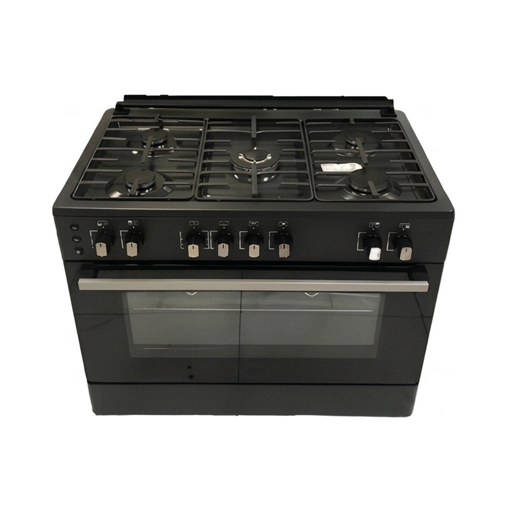 [OFS-90MB-GO] Freestanding Gas Cooker 5 Burner, Black