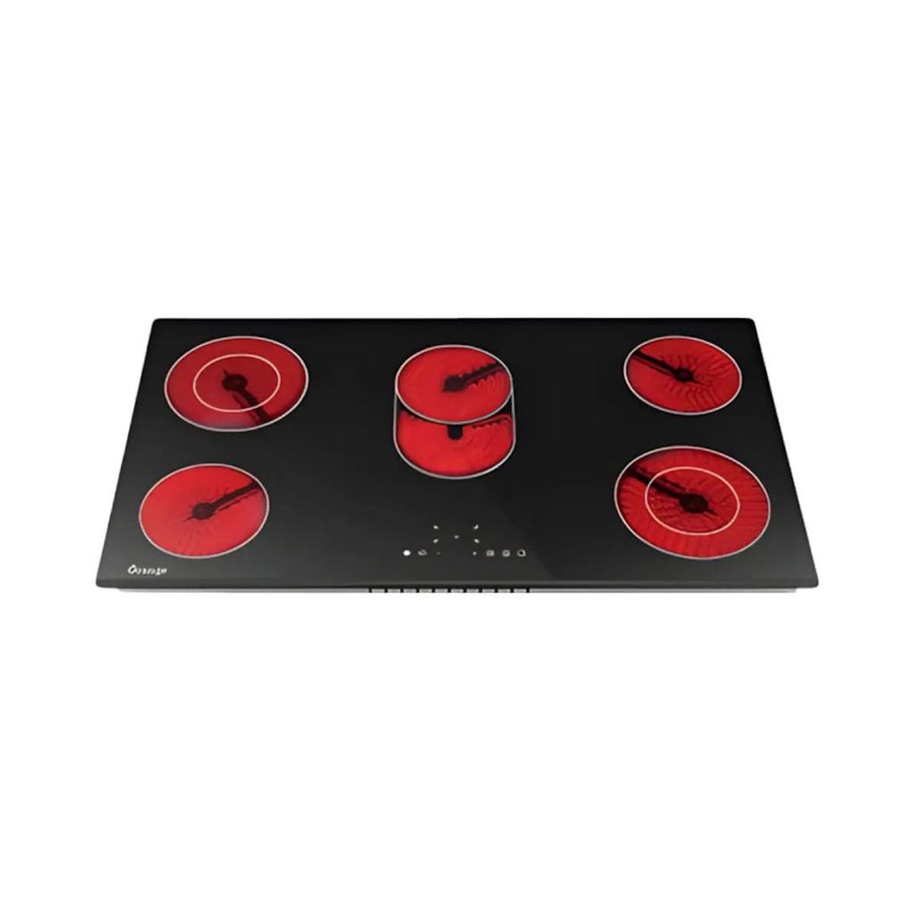 [O-ID90B5S1] 90 cm Induction Hob 5 Zones, Black
