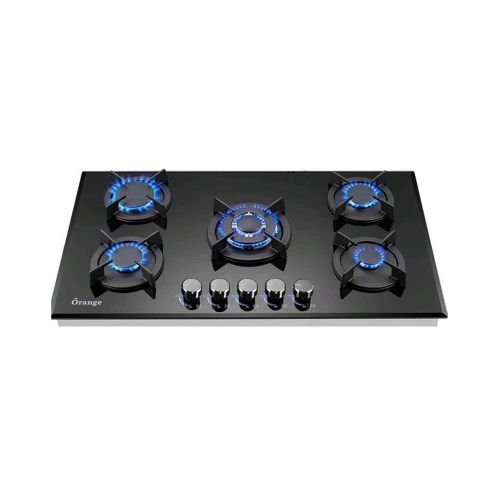 [O-ID90G5073BL] Built-In Cooker 5 Burners, Black