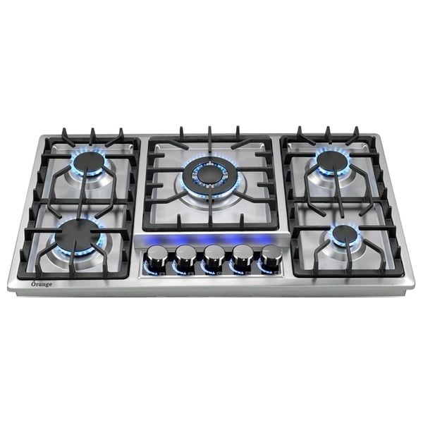 [O-ID90S5039BL] [ 2013] Built-In Gas H b (90 cm) - Steel - LE  Backlight Kn bs