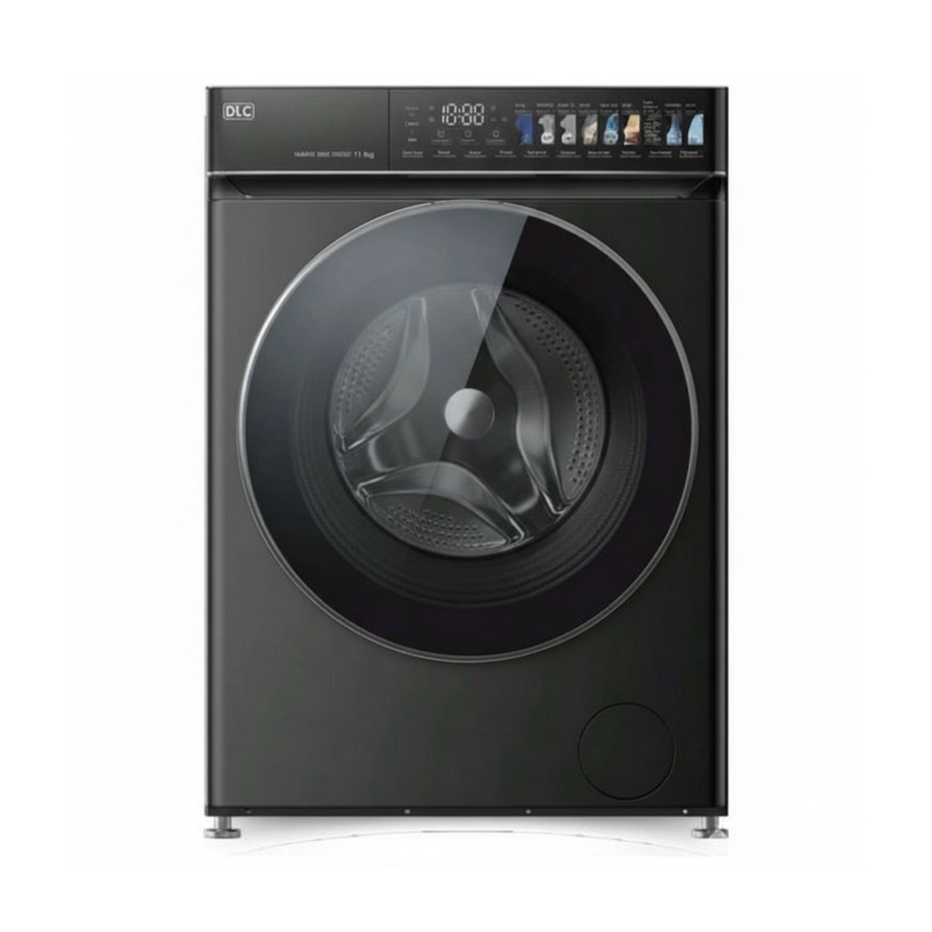 [S-WM12KG-DSDDI] DSDDI Front Loading Washing Machine 12 Kg, Gray