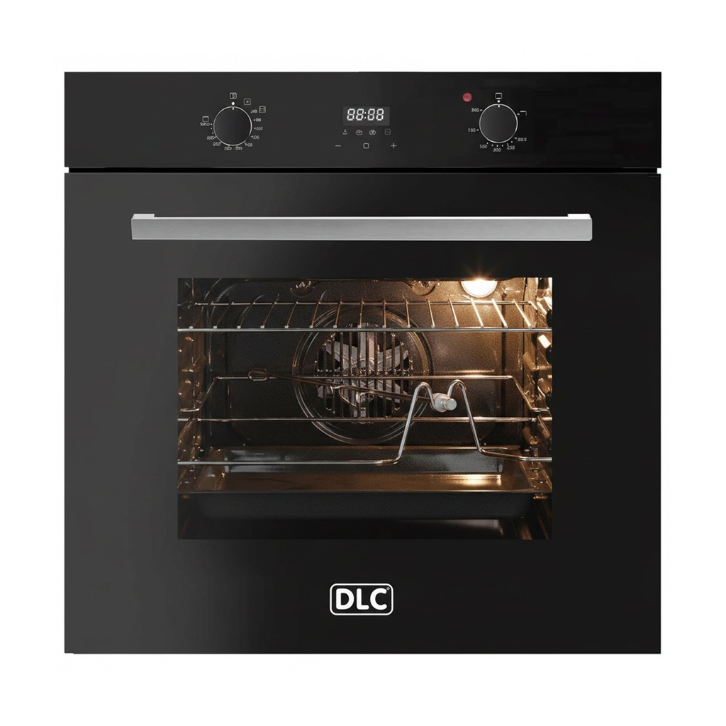 [T-FG60LGS-01G] Built-In Electric Oven 73L, Black فرن كهربائي مدمج دي ال سي
