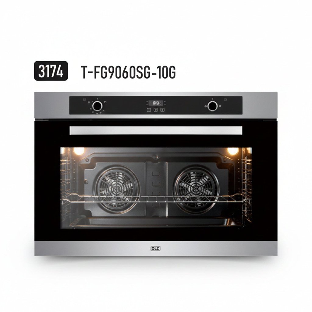 [T-FG9060SG-10G] Built-In Electric Oven 110 L, Silver