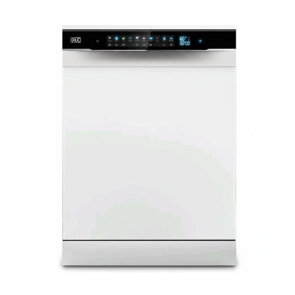 [WQP12-7609DM-I] Dishwasher, Silver غسالة صحون دي ال سي