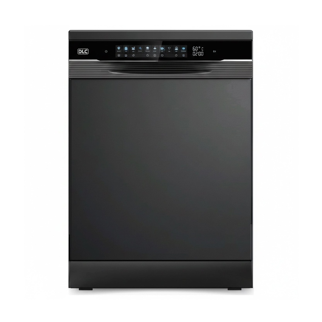 [WQP12-7609DM-S] Dishwasher 10 Programs, Silver غسالة صحون دي ال سي