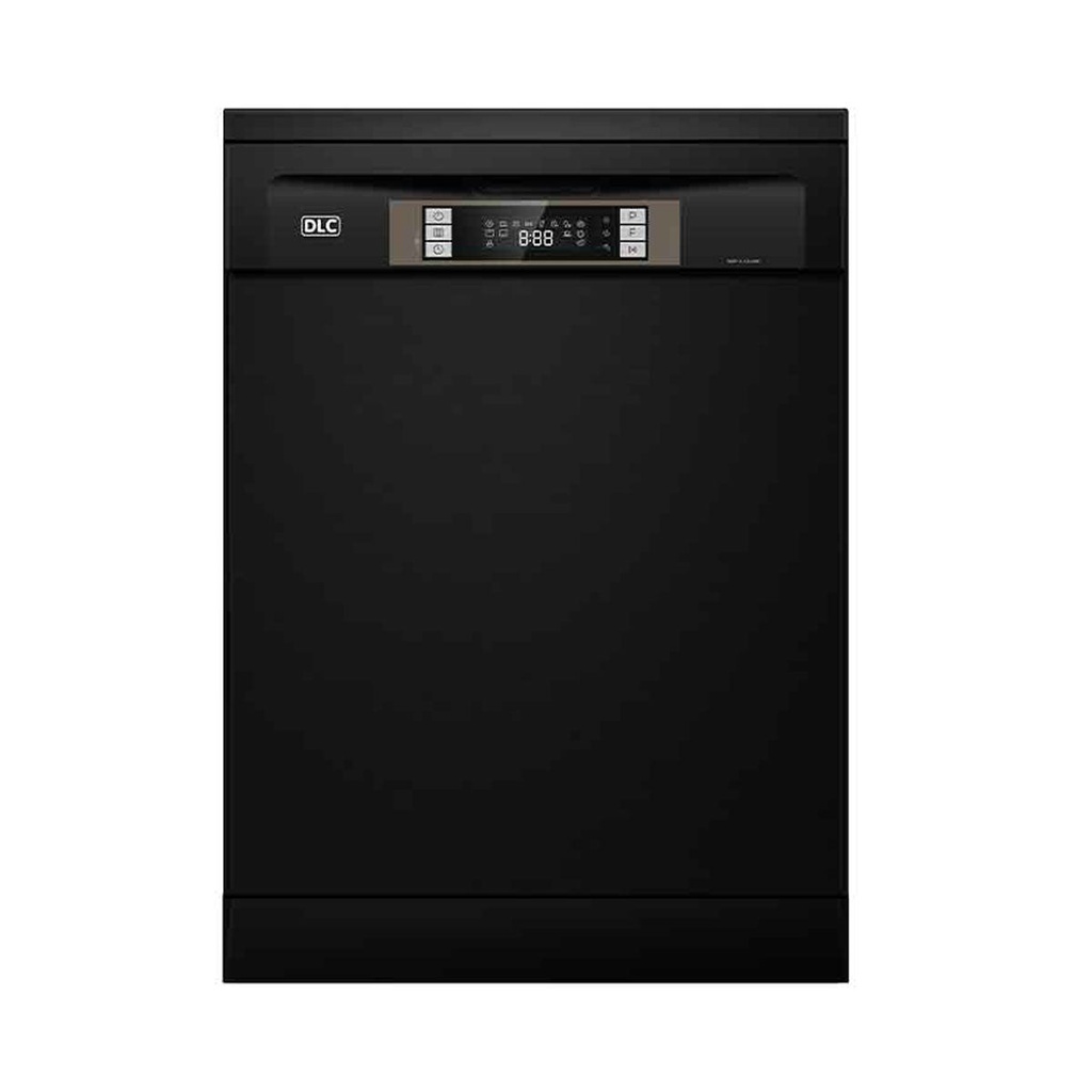 [WQP12-J7633AB] Dishwasher 14 Sets, Black