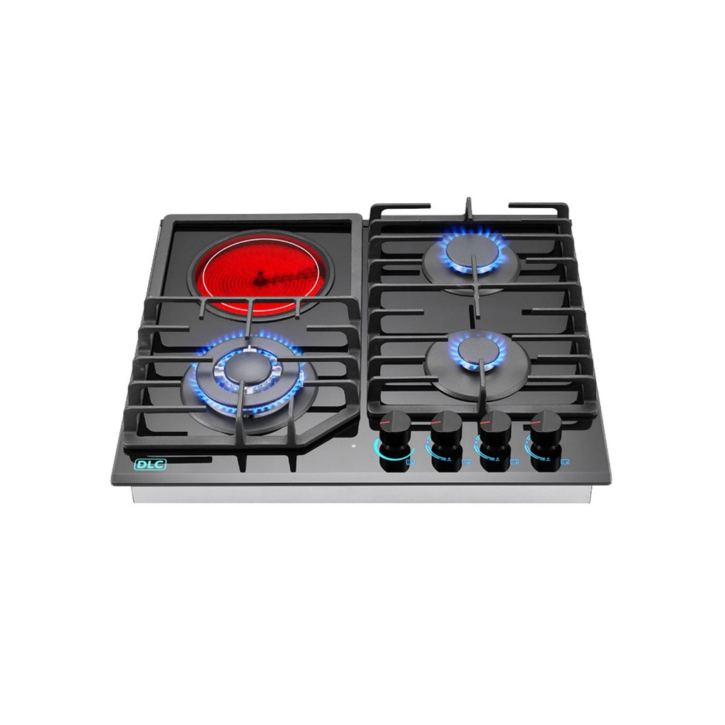 [D-60G4001] D2199 D-60G4001 3 Gas Burners + 1 Hi-Light Heater Zone