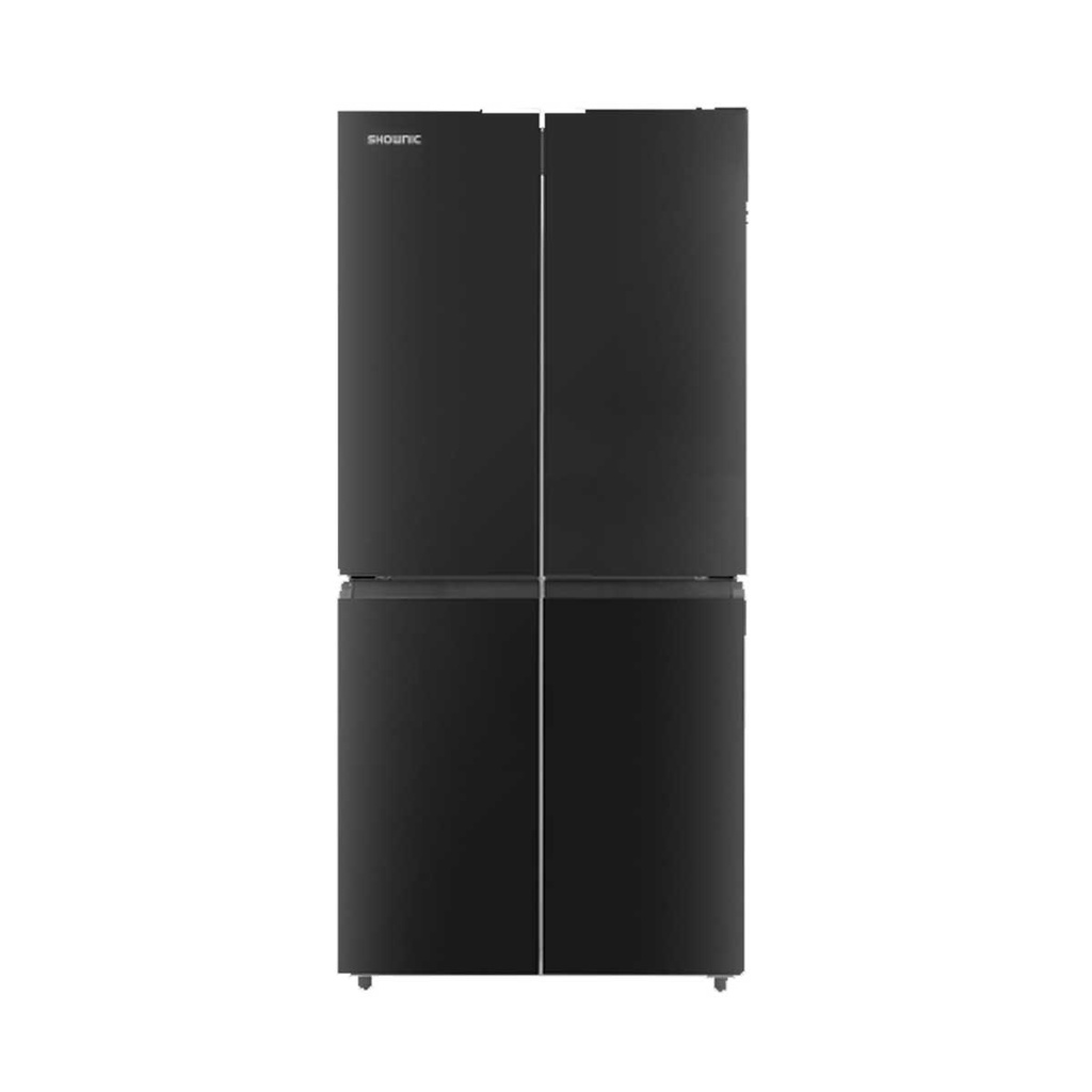 [RS-560HBG] Multi- Doors Defrost Refrigerator, 560L ثلاجة شونك تصميم فرنسي (Black)