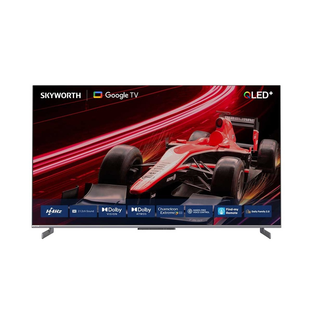[65Q7700G] 4K QLED, 2.1 HDMI, 144 Hz (Google TV), 65-Inch شاشة سكاي وورث حجم 65