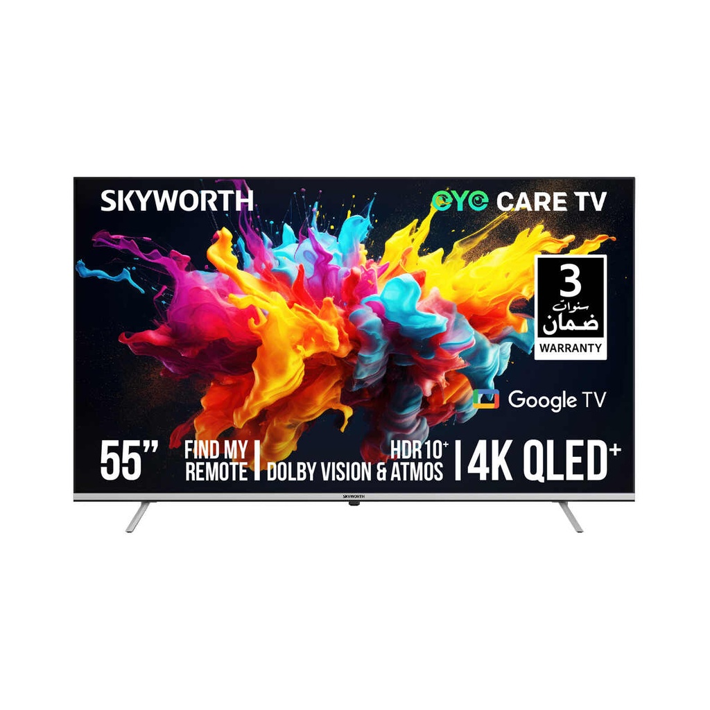 [55Q6500G] 60 Hz QLED+ Google TV, 55-Inch شاشة سكاي وورث حجم 55