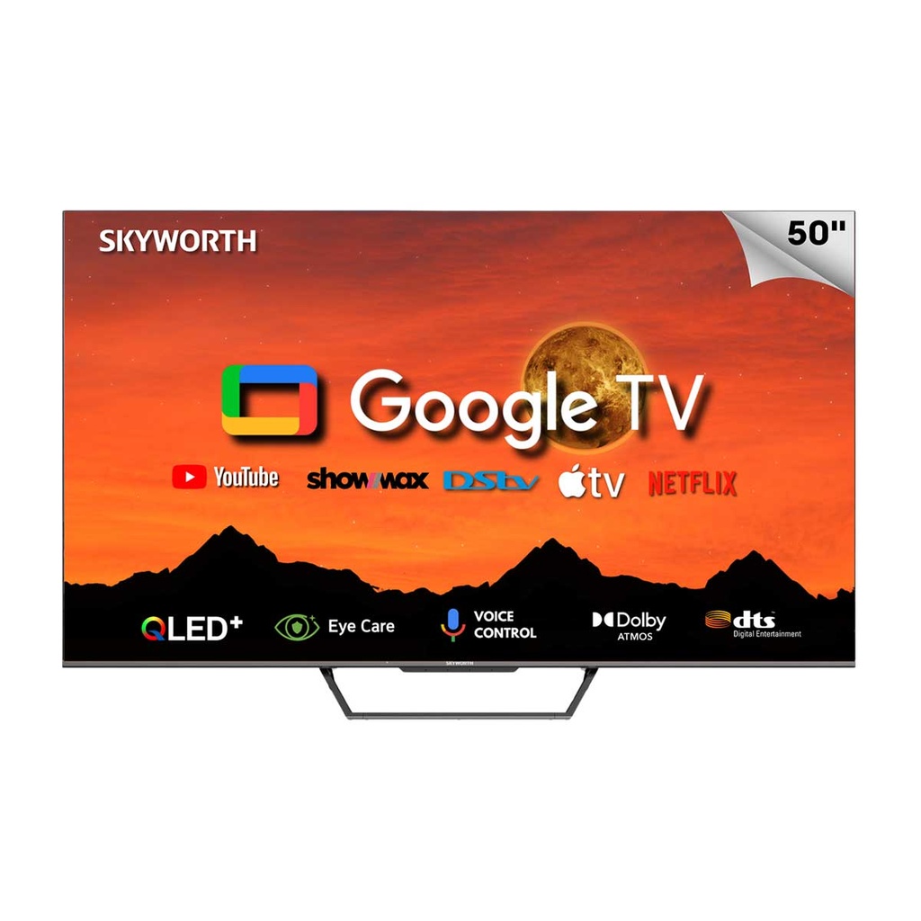 [50SUE9500] QLED UHD Smart Google TV, 50-Inch شاشة سكاي وورث حجم 50