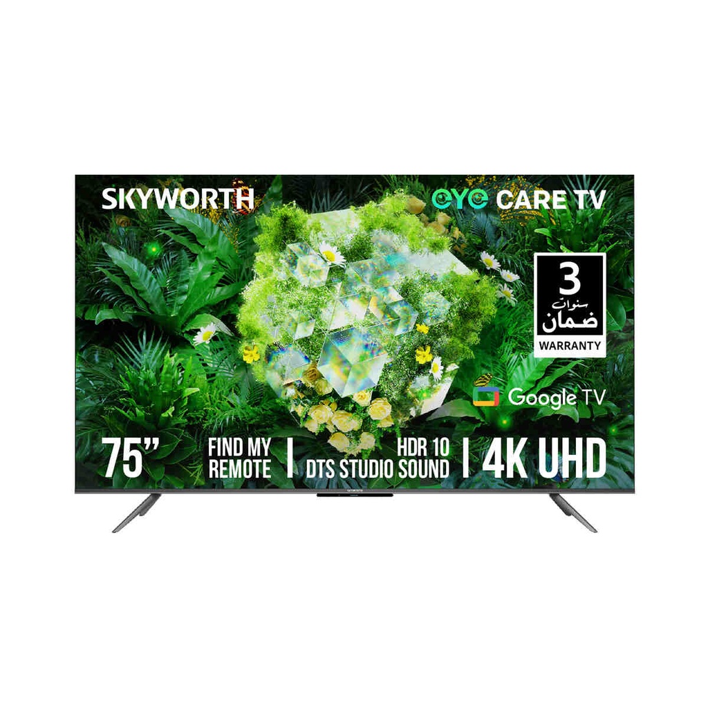 [75G6500G] UHD 4K Google Smart TV, 75-Inch  شاشة  سكاي وورث حجم 75