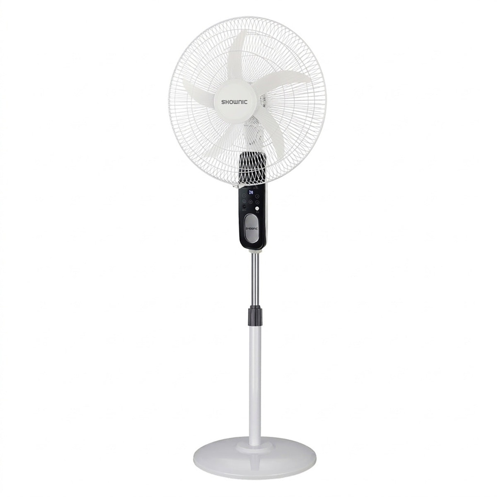 [EFR-18R65SW] 18” Rechargeable Stand Fan, White مروحة عمودية قابلة للشحن مقاس ١٨ بوصة شونك