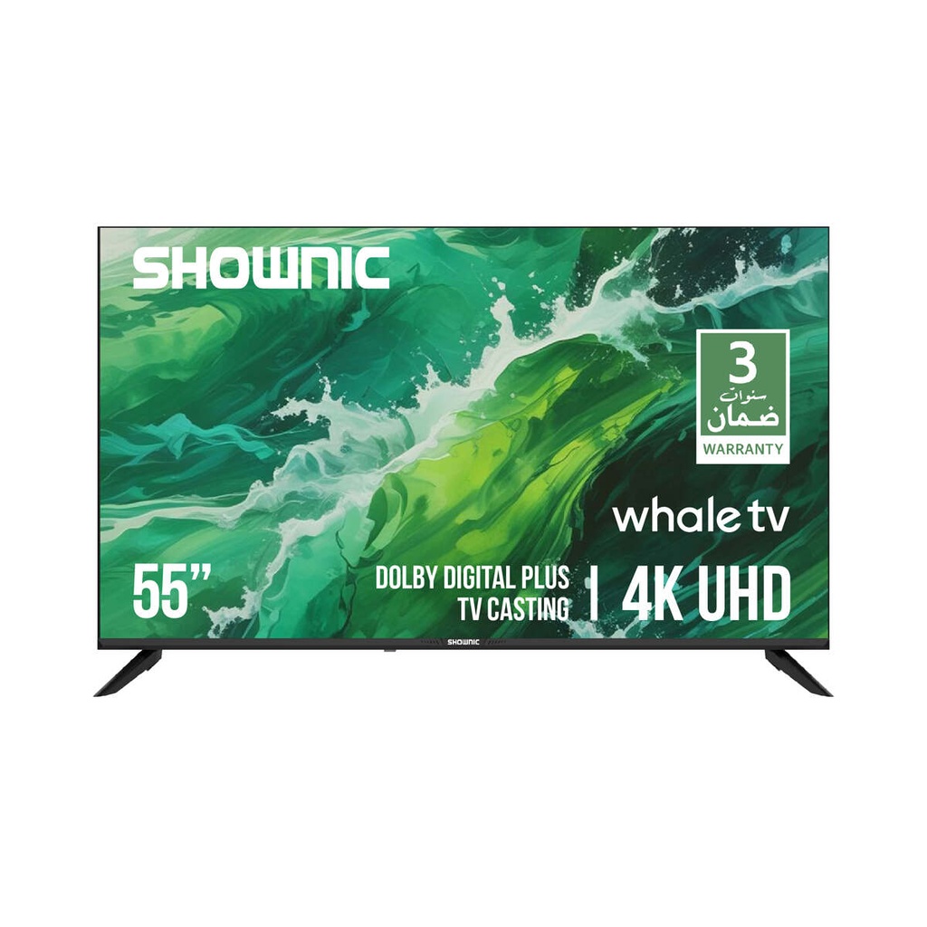 [TS-55AUHWD] 4K UHD Smart TV, 55-inch شاشة حجم 55 انج شونك