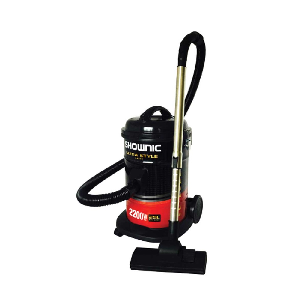[VB-25B22RLR] Drum Vacuum Cleaner 2200W, Black مكنسة شونك