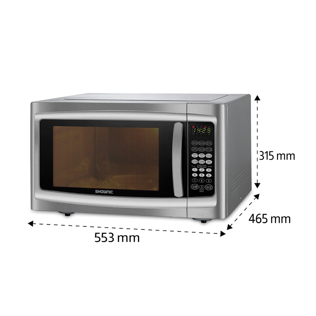 [OM-FSD145GX] OM-FSD145GX Multiple Microwave and Grill Functions, Silver مايكروويف متعدد الوضائف والشواء شونك